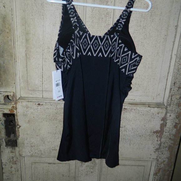 Perona One Pc Swimsuit Womens Size 18W NWT (GG-2) - Picture 4 of 7